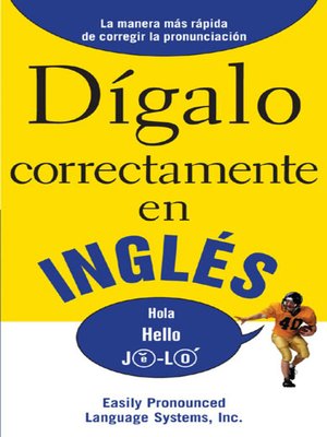 Digalo Correctamente en Ingles - ebook